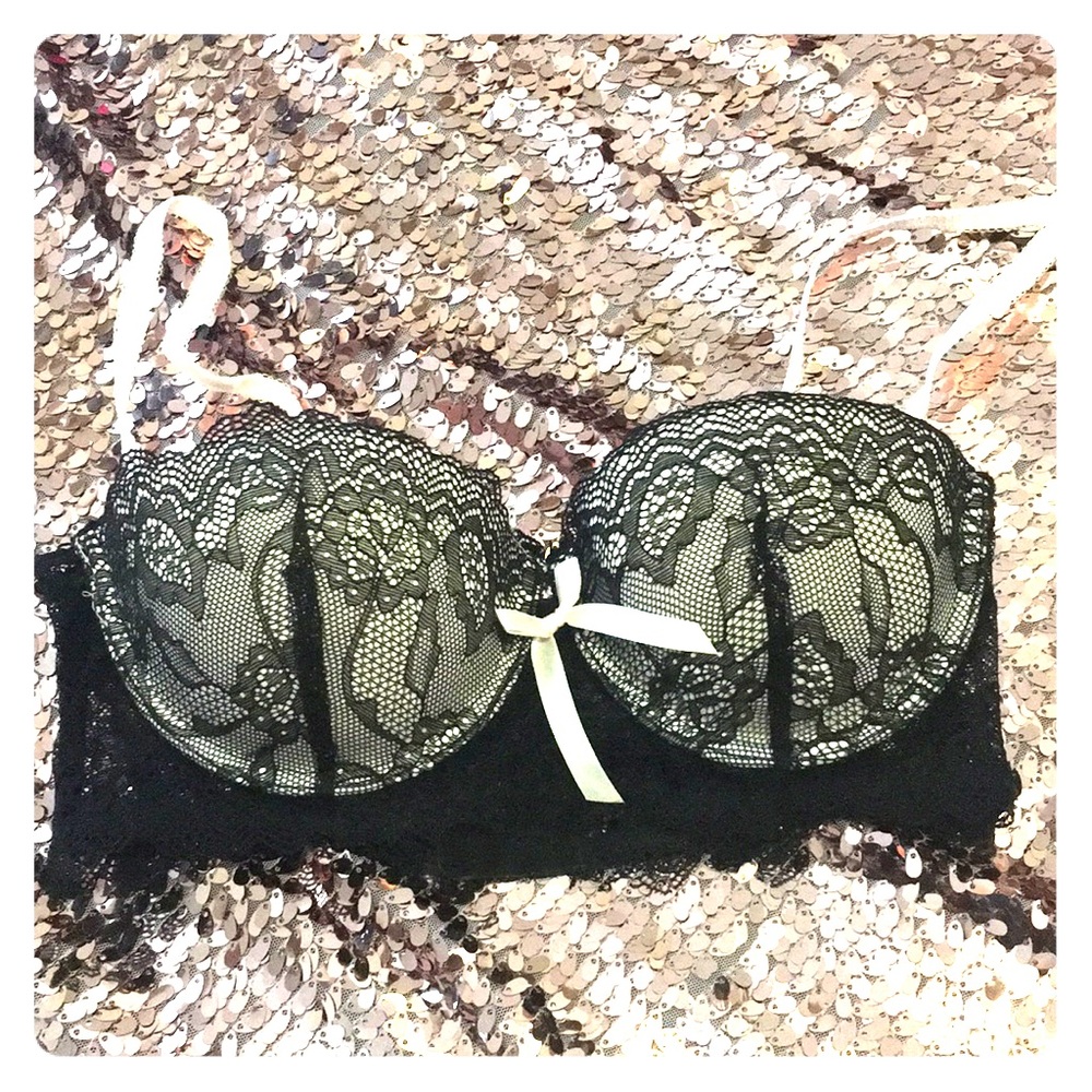 Lace Convertible Bra 34C